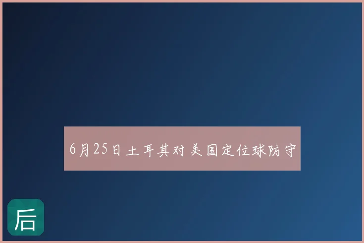 6月25日土耳其对美国定位球防守